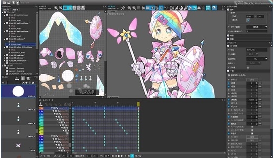 OPTPiX SpriteStudio 電腦版v6.6 高效2D動(dòng)畫制作工具的全新體驗(yàn)